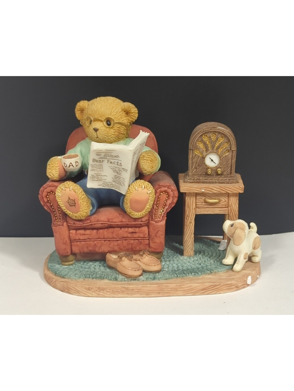 Cherished Teddies 104889 I've Always Cherished Your Love Bear Grandfather Books